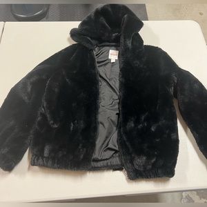 Faux fur jacket